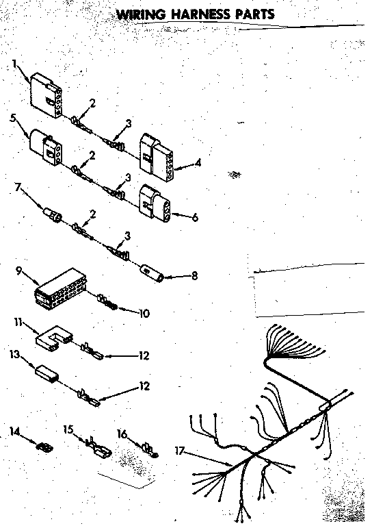 Wiring harness parts