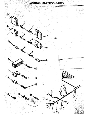 Wiring harness parts