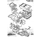 Craftsman 502255781 chassis & hood diagram