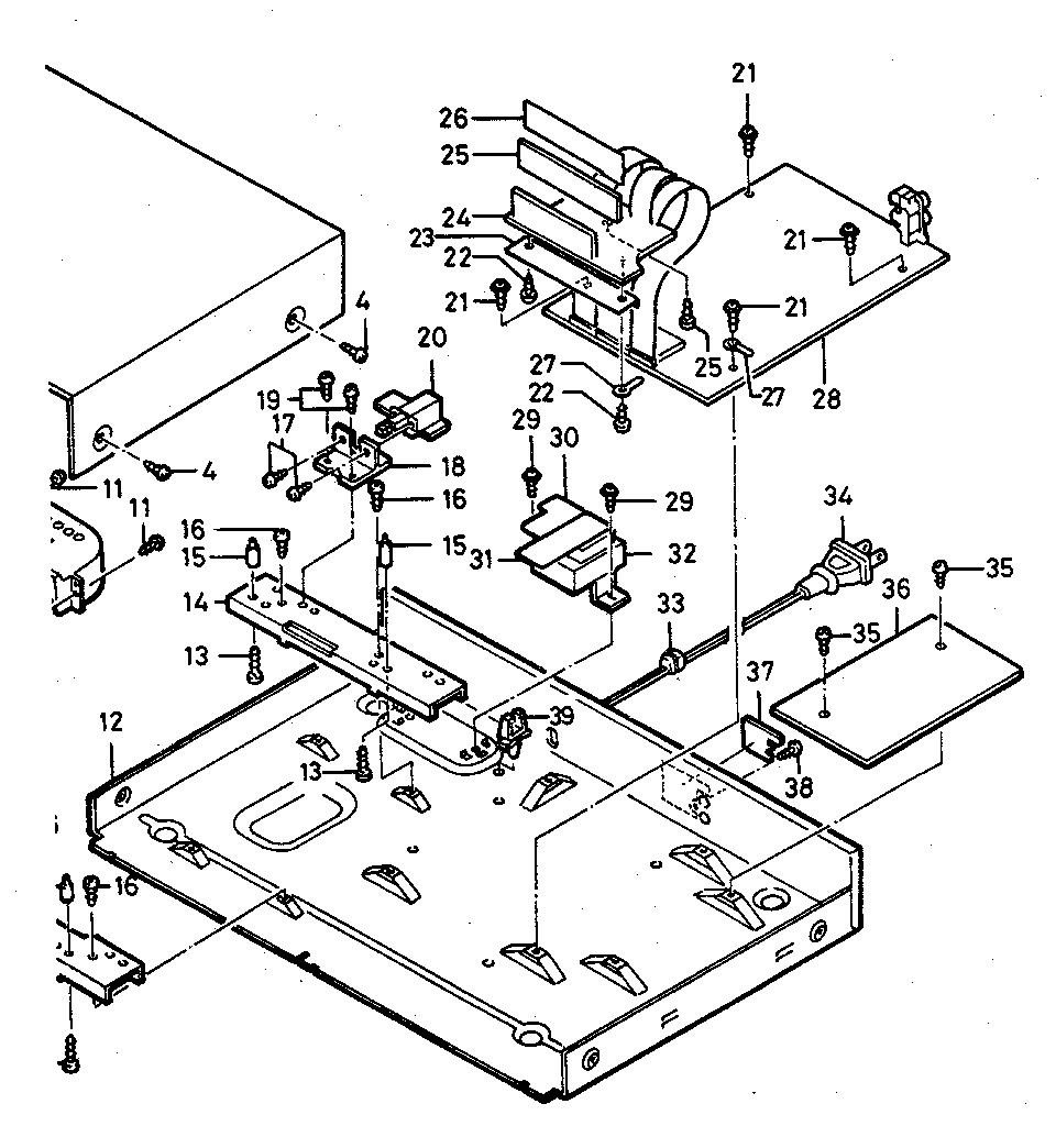 Cabinet & chassis parts