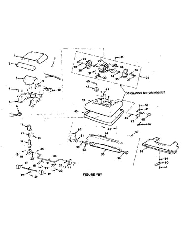 Nozzle and motor assembly