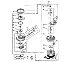 Kenmore 6651677580 pump and motor parts diagram