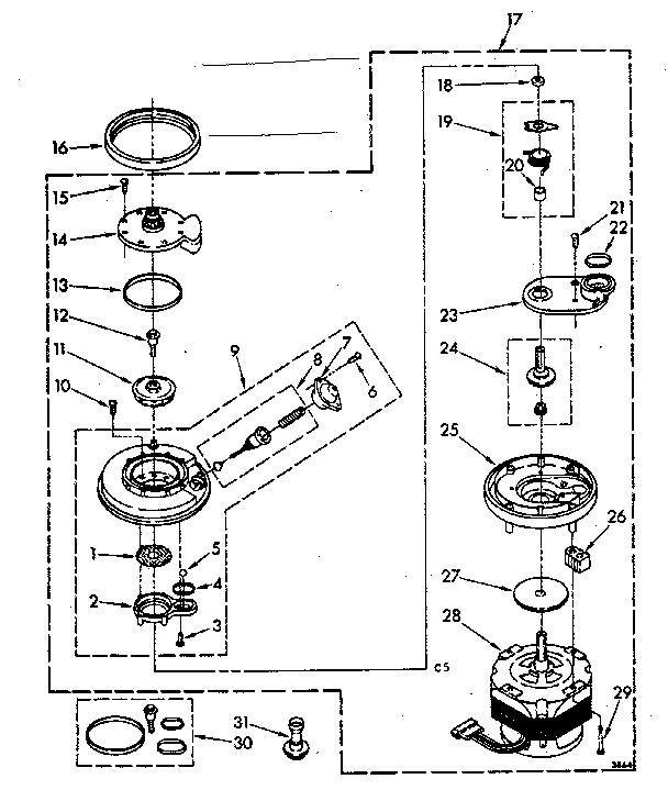 Pump and motor parts