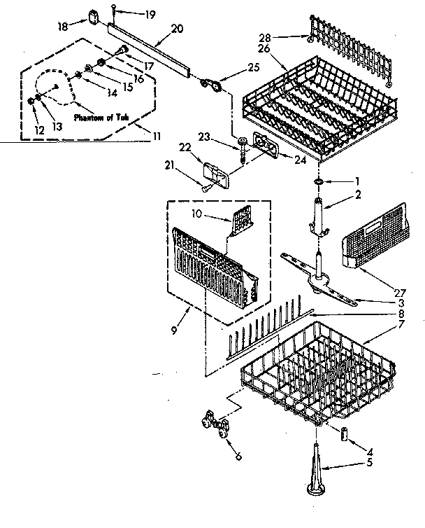 Dishrack parts