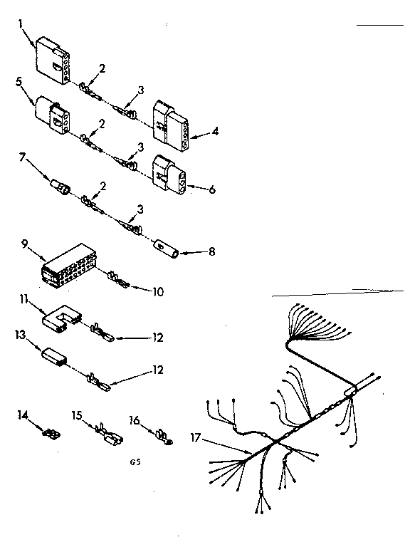 Wiring harness parts