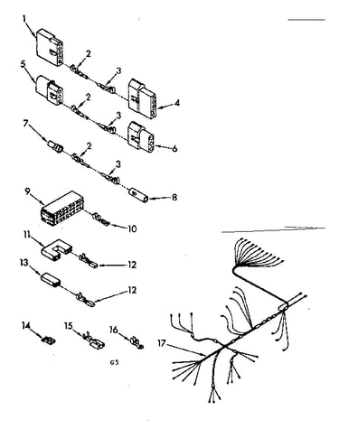 Wiring harness parts