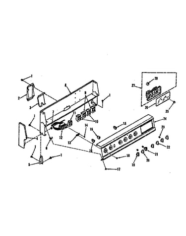 Backguard section