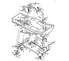 Craftsman 502254150 blade housing-suspension diagram
