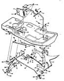 Blade housing-suspension