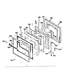 Self-cleaning oven door (850.4427890)