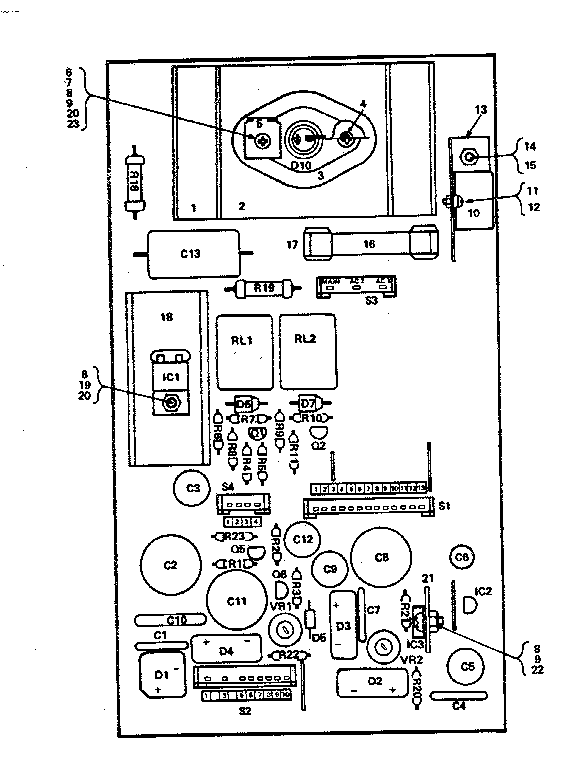 POWER SUPPLY CIRCUIT BOARD 10749R