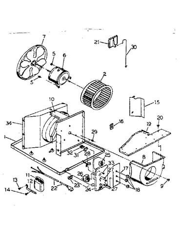 Electrical system and air handling parts
