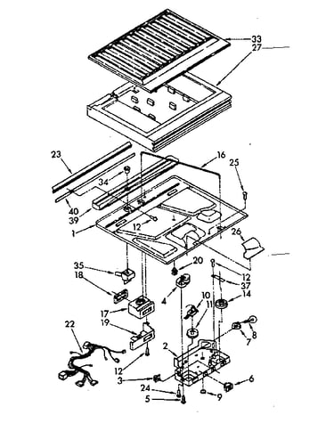 Compartment separator parts