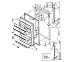 Kenmore 1068680630 refrigerator door parts diagram