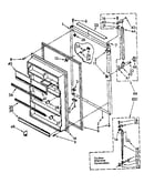 Refrigerator door parts