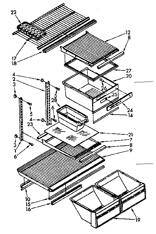 Shelf parts