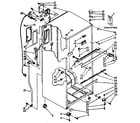 Kenmore 1068768137 cabinet parts diagram