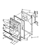 Refrigerator door parts