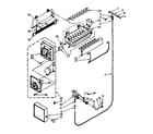 Kenmore 1068768157 icemaker parts diagram