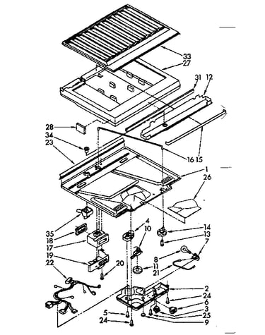 Compartment separator parts