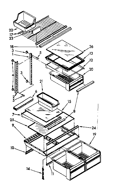 Shelf parts