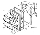 Kenmore 1068768885 refrigerator door parts diagram