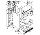 Kenmore 1068680360 cabinet parts diagram