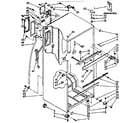 Kenmore 1068664363 cabinet parts diagram