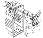 Kenmore 1068664303 liner parts diagram