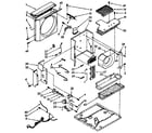 Kenmore 1068752191 air flow and control parts diagram