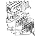 Kenmore 1068752191 cabinet parts diagram