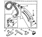 Kenmore 1162497582 attachment parts diagram
