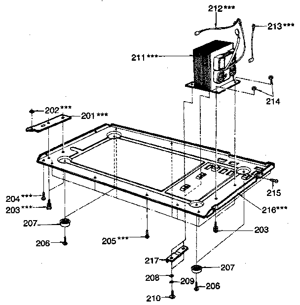 MICROWAVE PARTS