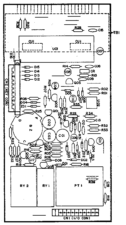 POWER AND CONTROL CIRCUIT BOARD 2Q10124Q