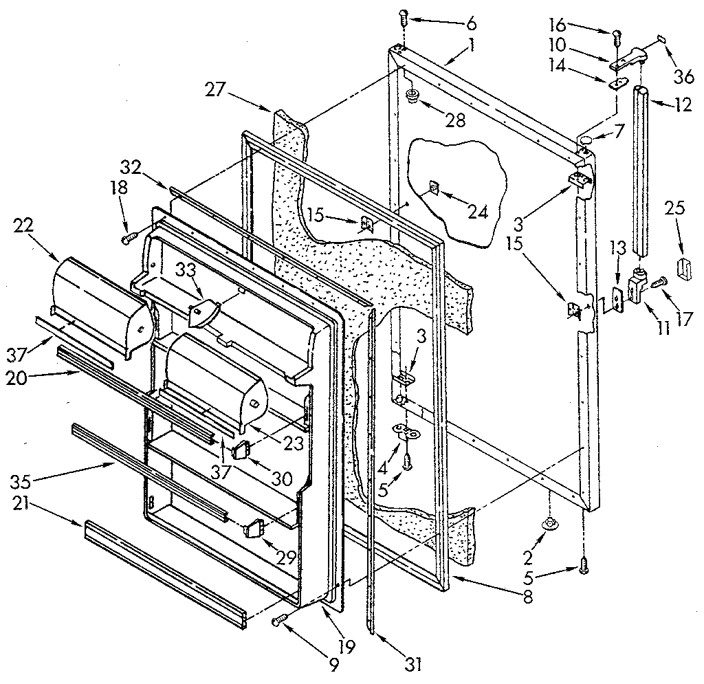 REFRIGERATOR DOOR