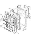 Refrigerator door