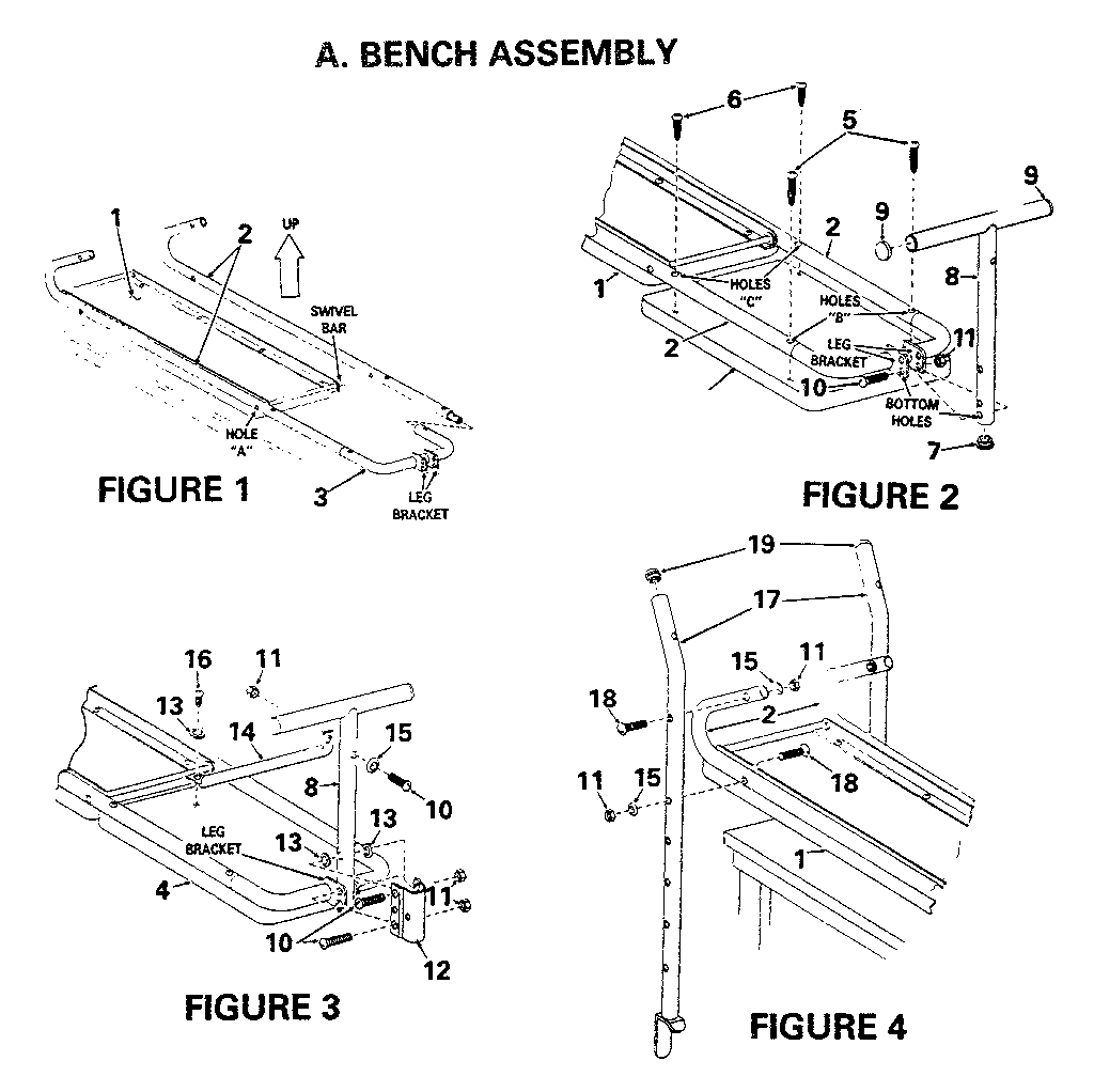 Bench assembly