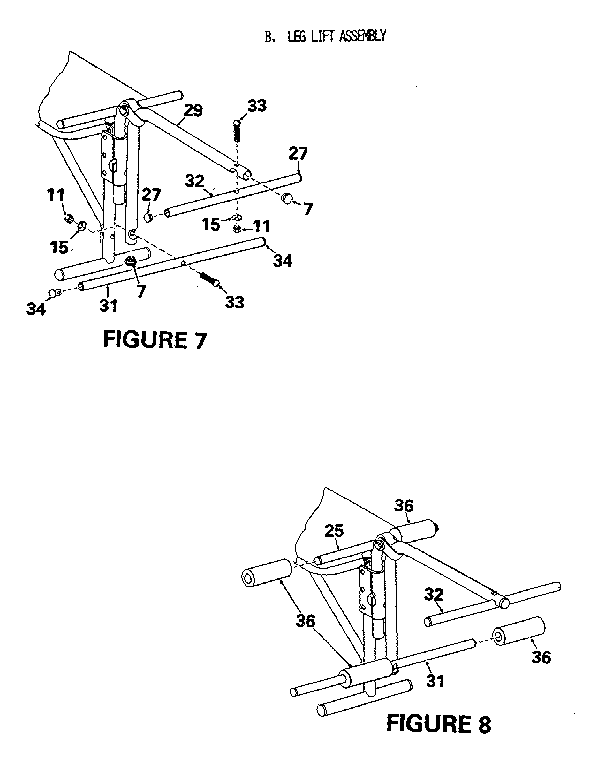 Leg lift assembly