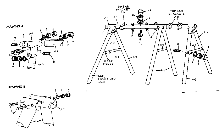 A-frame hardware bag #93663
