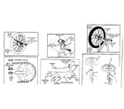 Sears 512878560 wheel and crank assembly diagram