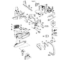 Craftsman 358355160 handle/chain and guide bar  assembly diagram