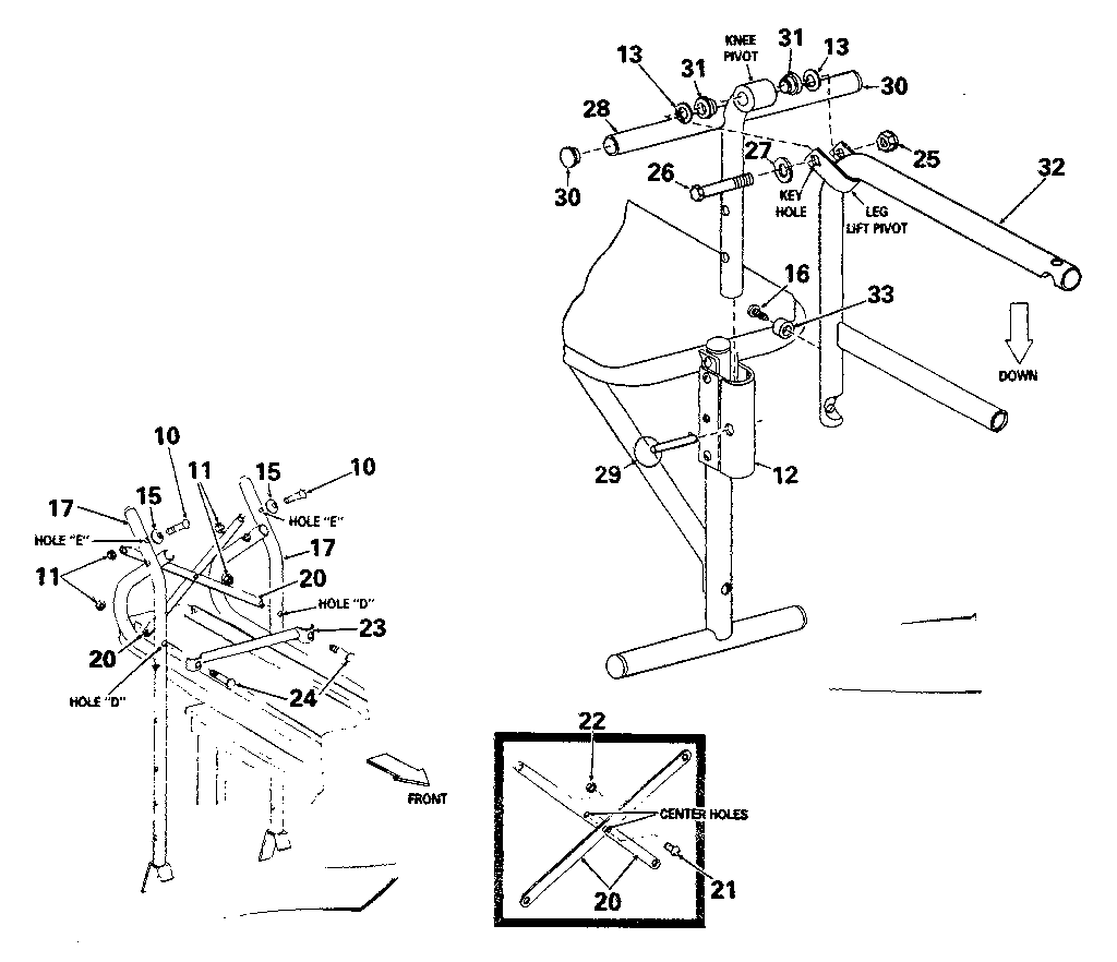 Barbell support assembly