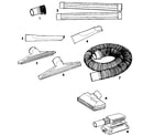 Craftsman 113178061 2-1/2" diameter plastic accessories diagram