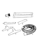 2-1/2" diameter plastic accessories