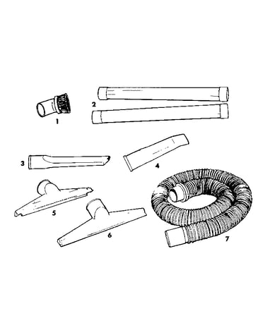 2-1/2" diameter plastic accessories