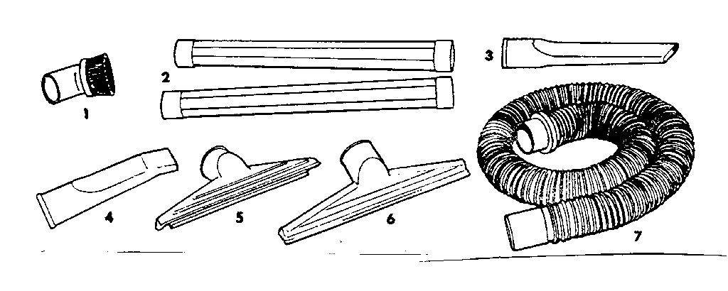 2-1/2" diameter plastic accessories