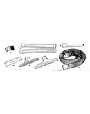 2-1/2" diameter plastic accessories