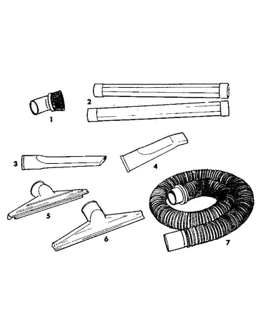2-1/2" diameter plastic accessories