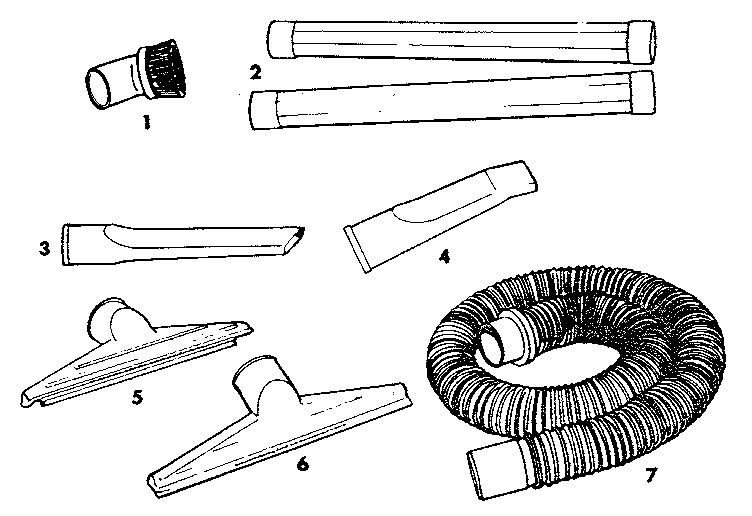 2-1/2" diameter plastic accessories