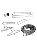 2-1/2" diameter plastic accessories